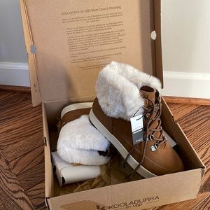 NIB NWT Koolaburra W Tynlee Lace Up Boots by UGG Size 9